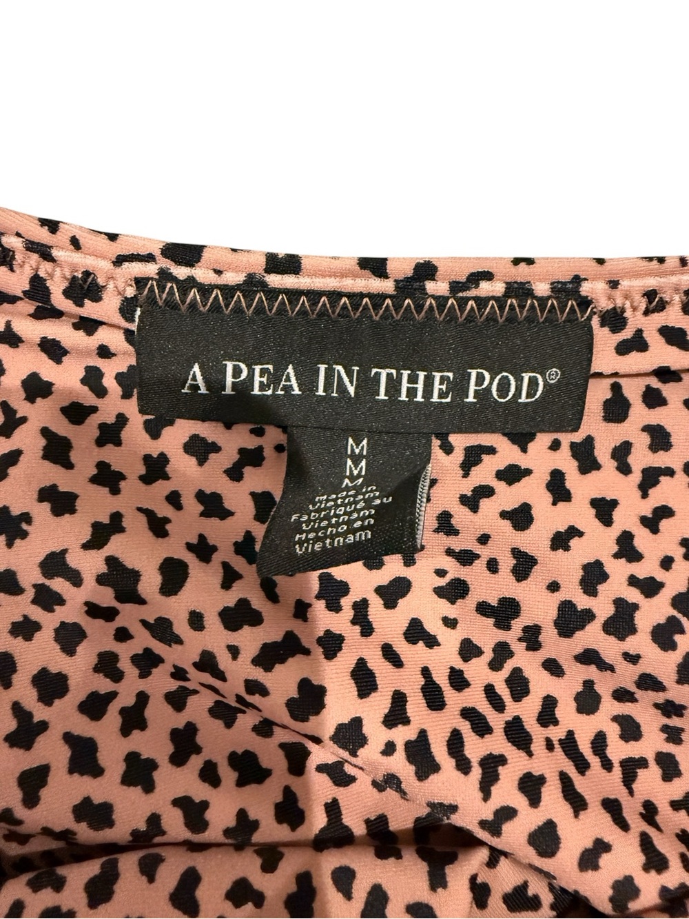 A Pea in the Pod Animal Print Two-Piece Maternity Bikini - Picture 6 of 12